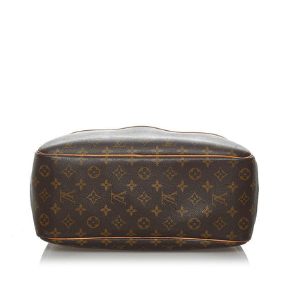 Louis Vuitton Brown Canvas Deauville handbag bag