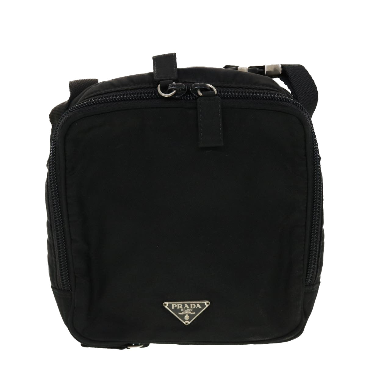 Prada Shoulder Bag Nylon 3way Black  43222