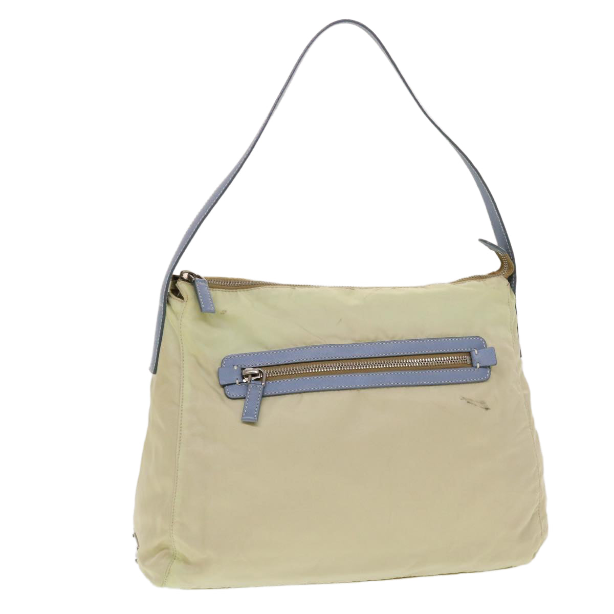 Prada Shoulder Bag Nylon Beige  43226