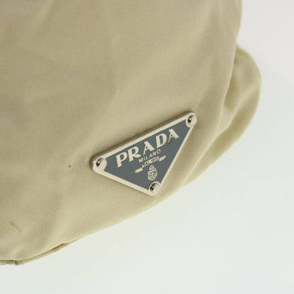 Prada Shoulder Bag Nylon Beige  43226