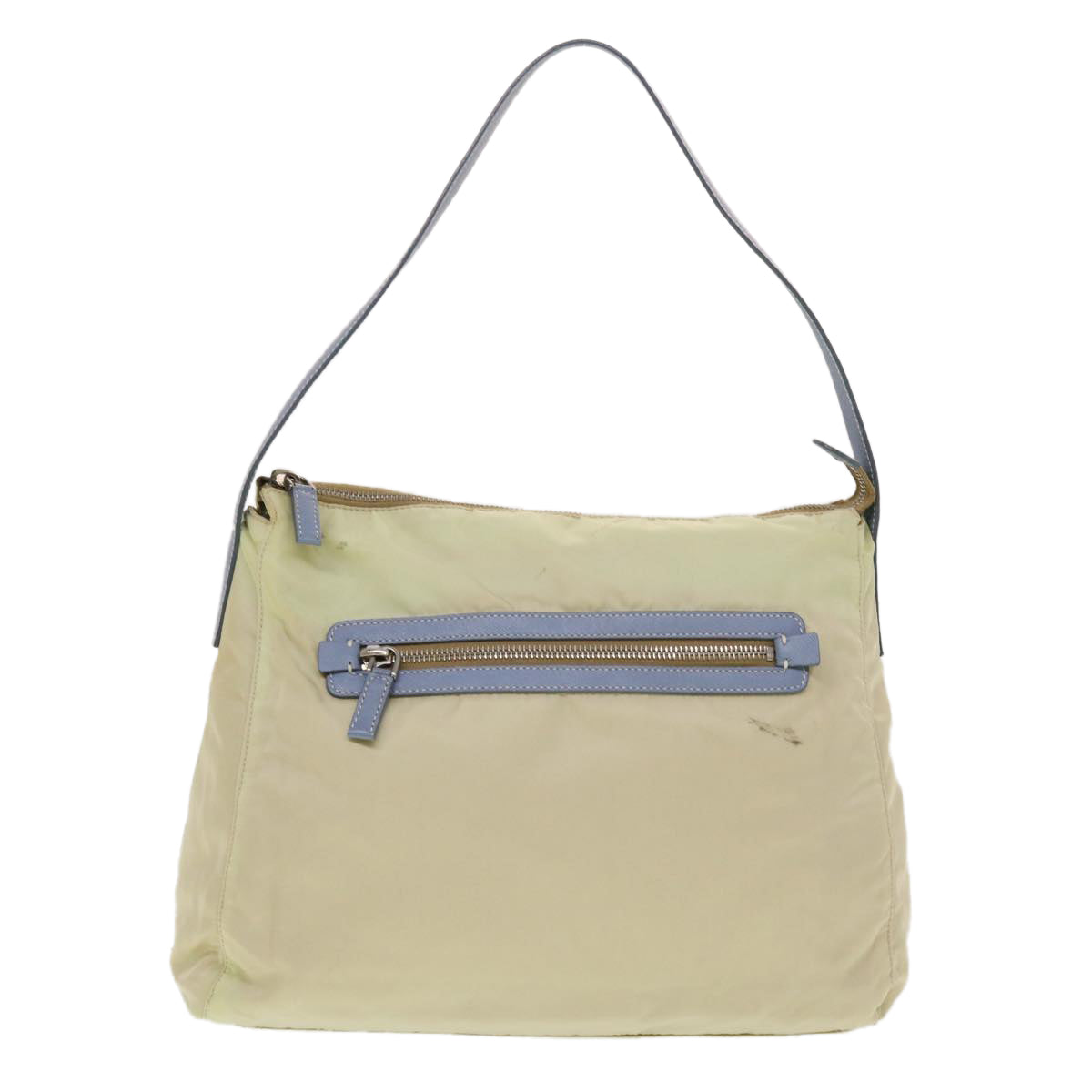 Prada Shoulder Bag Nylon Beige  43226