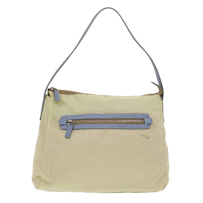 Prada Shoulder Bag Nylon Beige  43226