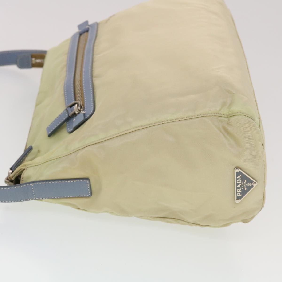 Prada Shoulder Bag Nylon Beige  43226