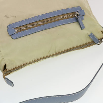 Prada Shoulder Bag Nylon Beige  43226