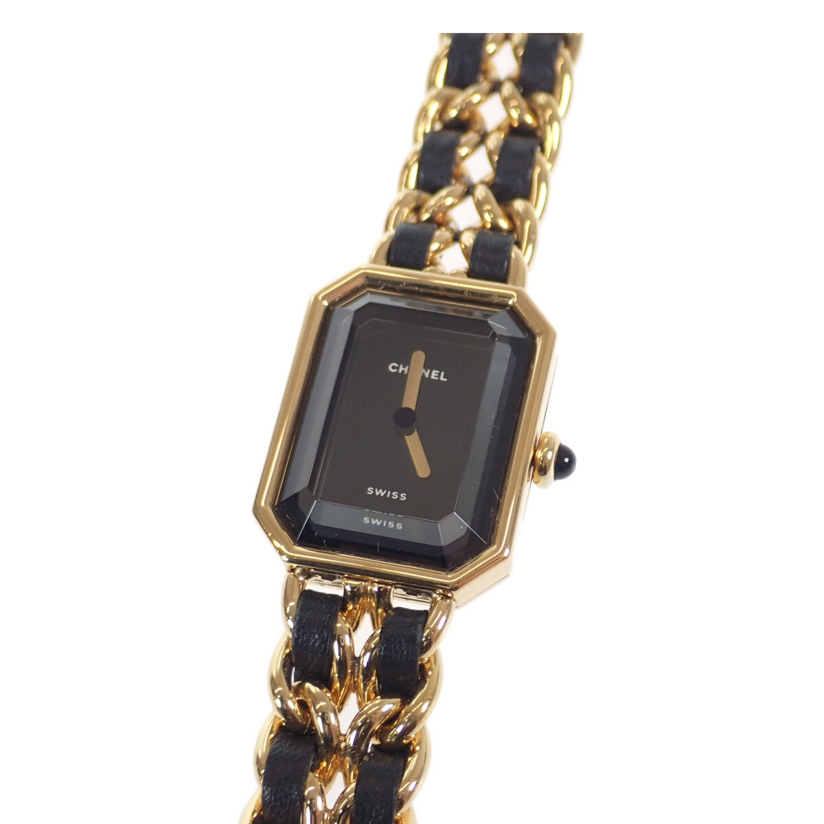 Chanel  Chanel Women's Premiere Watch H0001 in Black and Gold, Leather Strap, Black Quartz Dial, Size L () H0001 in Good condition