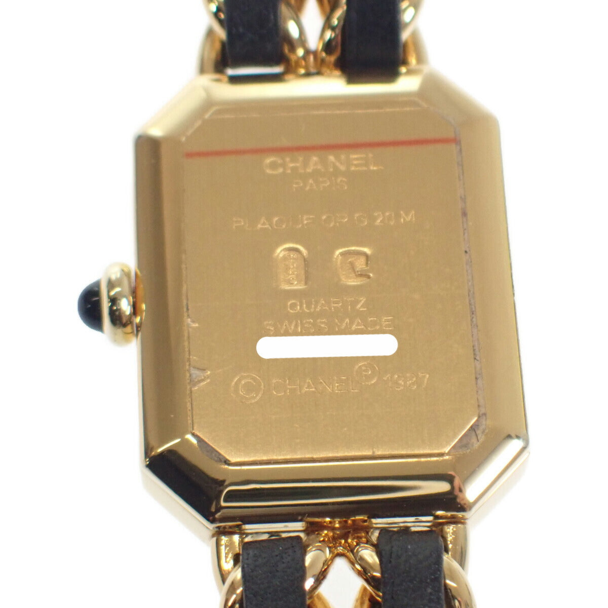 Chanel  Chanel Women's Premiere Watch H0001 in Black and Gold, Leather Strap, Black Quartz Dial, Size L () H0001 in Good condition