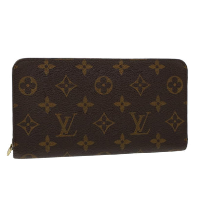 LOUIS VUITTON Monogram Porte Monnaie Zip Long Wallet M61727 LV  43353