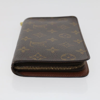 LOUIS VUITTON Monogram Porte Monnaie Zip Long Wallet M61727 LV  43353