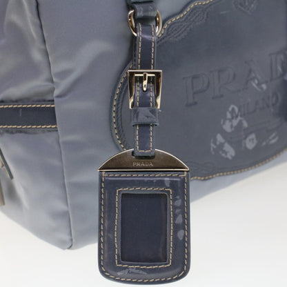 Prada Shoulder Bag Nylon Blue  43518