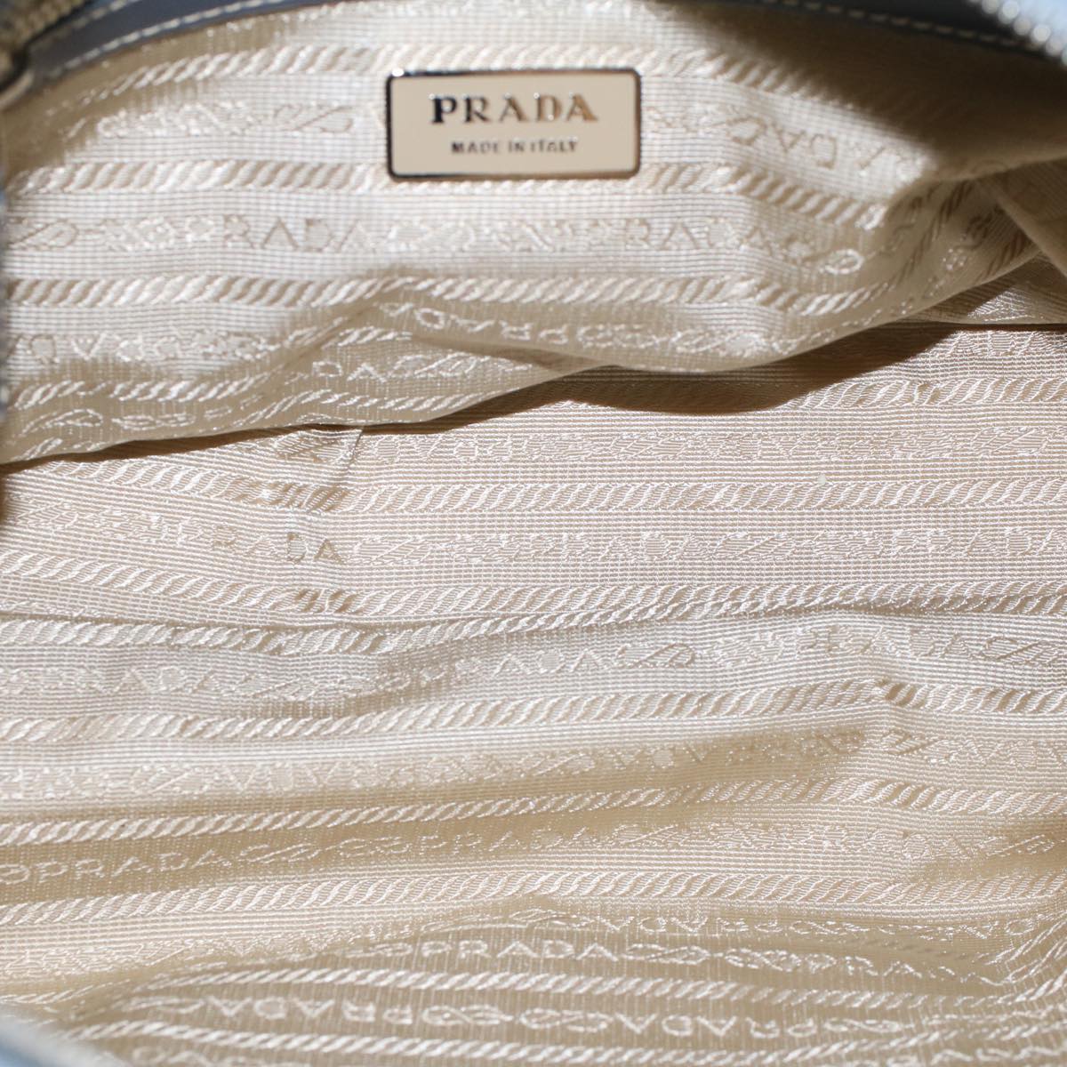 Prada Shoulder Bag Nylon Blue  43518