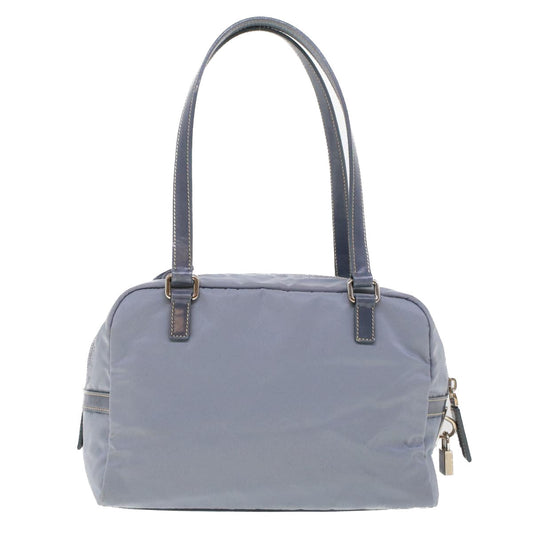 Prada Shoulder Bag Nylon Blue  43518