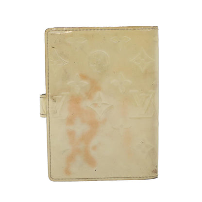 LOUIS VUITTON Monogram Vernis Agenda PM Day Planner Cover Perle R21010 LV 43540