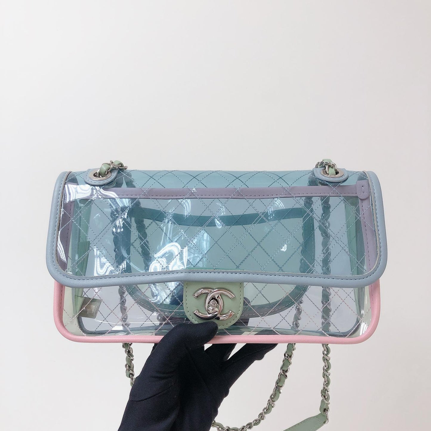 Coco Splash Medium Flap Bag Multicoloured with SHW