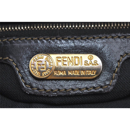 Fendi, Roma 1925, checkerboard print in shades of brown coated canvas & brown leather, cross body, tote, or back pack