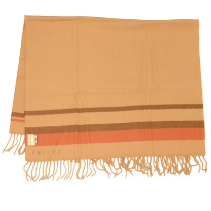 Celine Scarf Wool Beige Red FIT6003813  43803