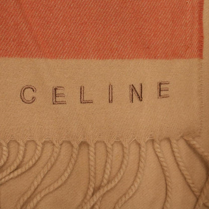 Celine Scarf Wool Beige Red FIT6003813  43803