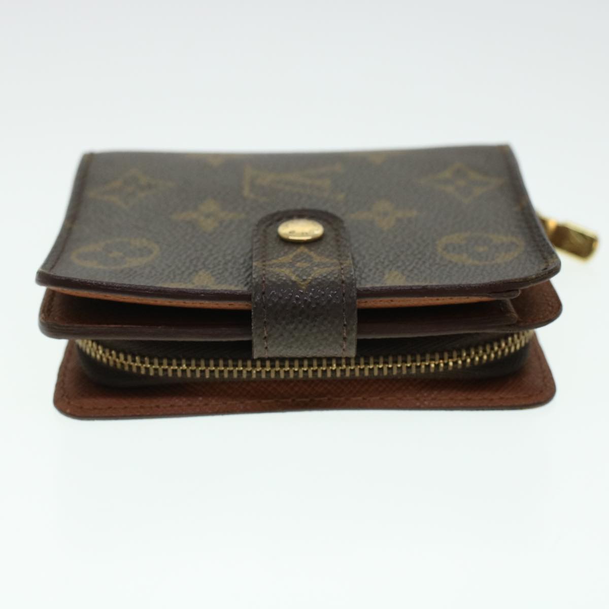 LOUIS VUITTON Monogram Compact Zip Wallet M61667 LV  43836