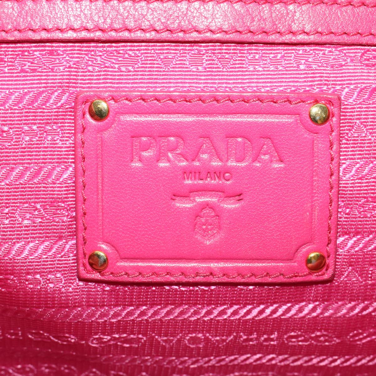 Prada Tote Bag Nylon Pink  43931