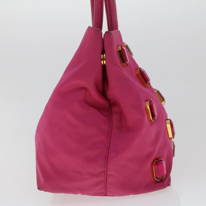 Prada Tote Bag Nylon Pink  43931