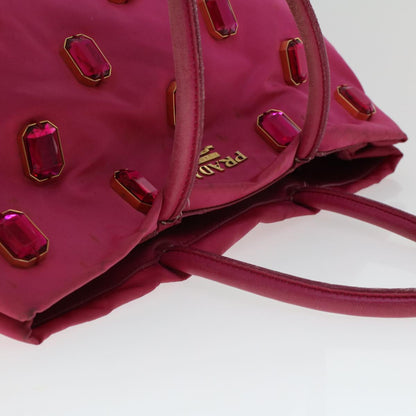 Prada Tote Bag Nylon Pink  43931