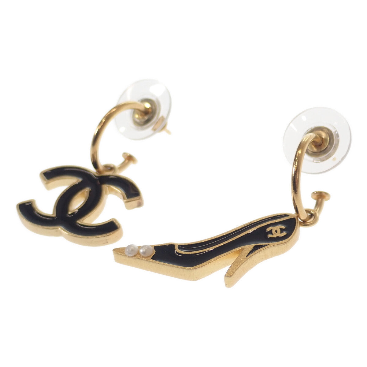 Chanel Mismatch CC & Heels Earrings Metal Earrings in Good condition