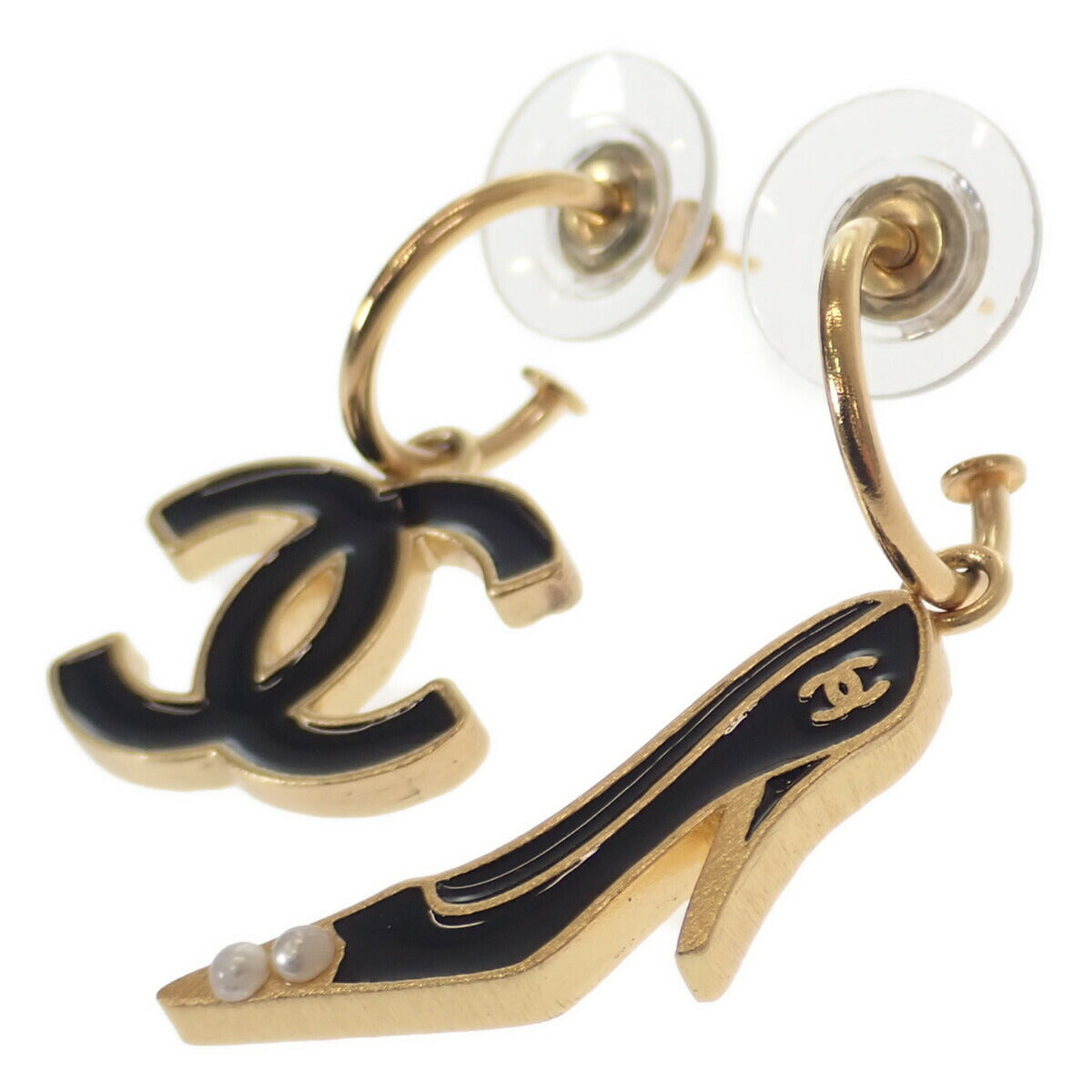 Chanel Mismatch CC & Heels Earrings Metal Earrings in Good condition