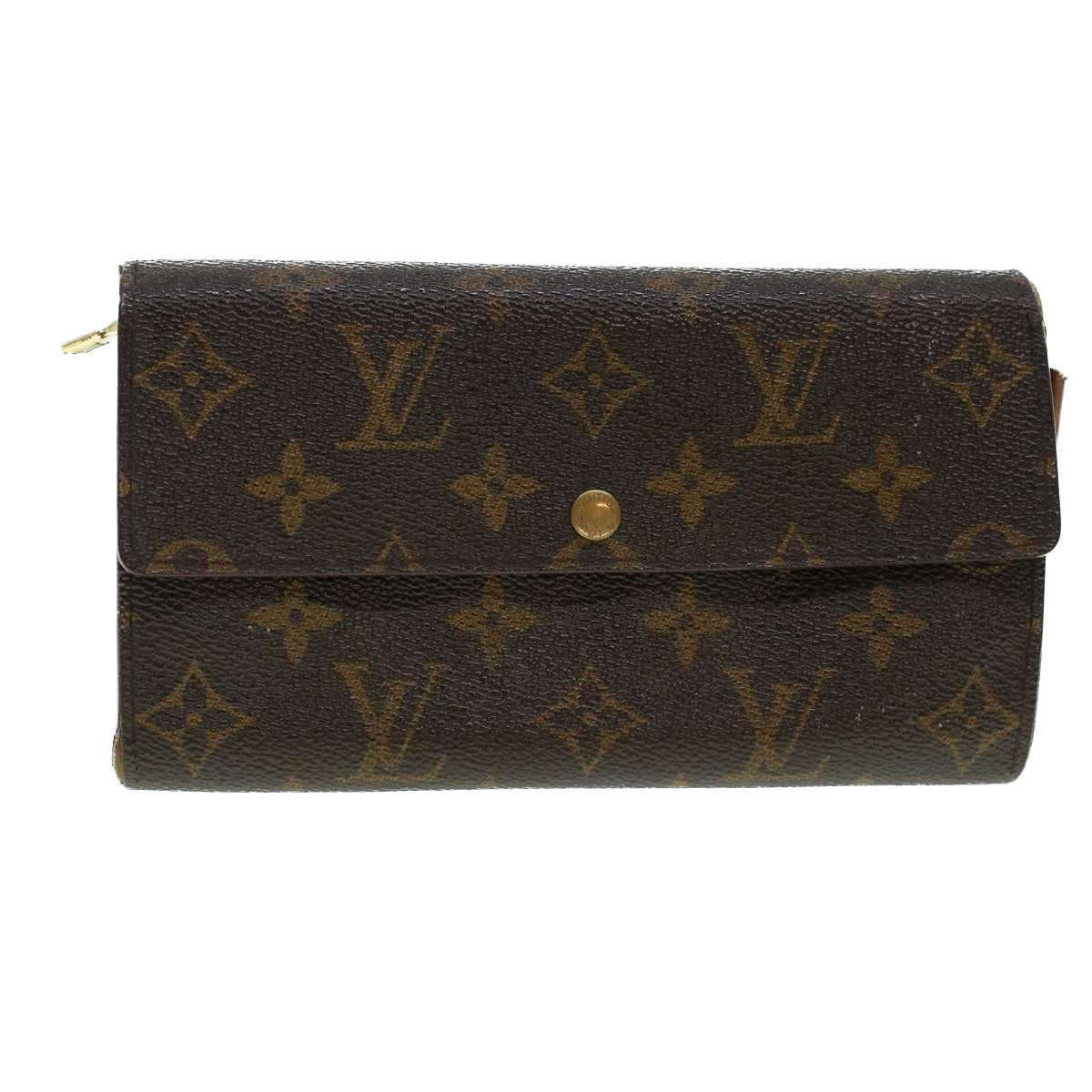 LOUIS VUITTON Monogram Portefeuille Sarah Long Wallet M60531 LV  43989