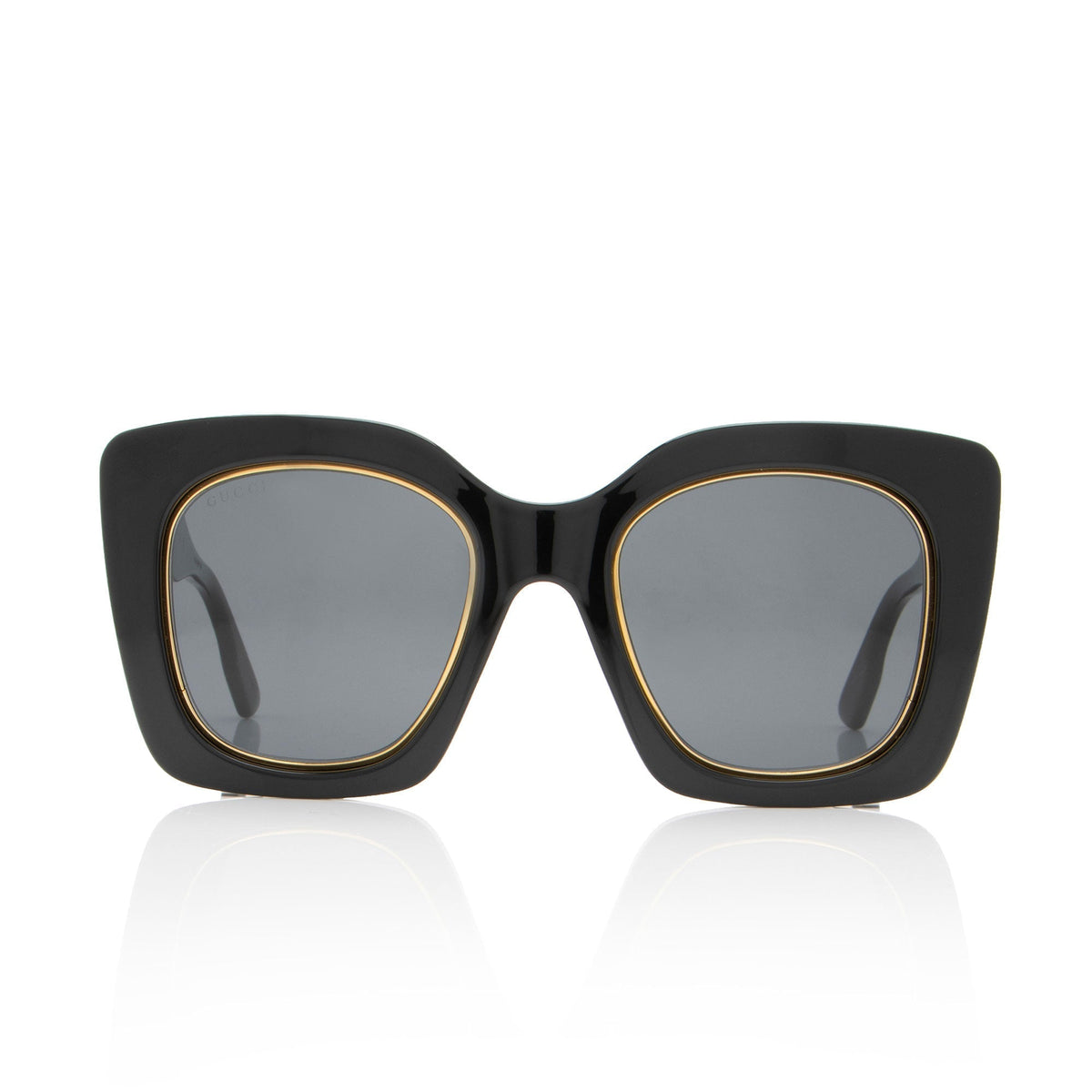 Gucci Logo Oversized Butterfly Sunglasses