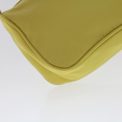 Prada Accessory Pouch Nylon Light Yellow  44047