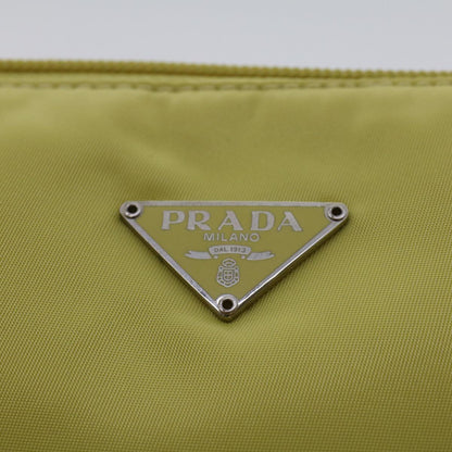 Prada Accessory Pouch Nylon Light Yellow  44047