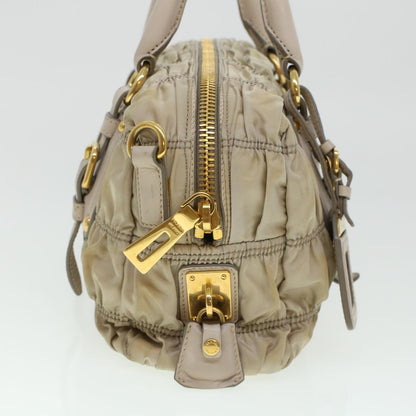 Prada Hand Bag Nylon 2way Shoulder Bag Khaki  44052