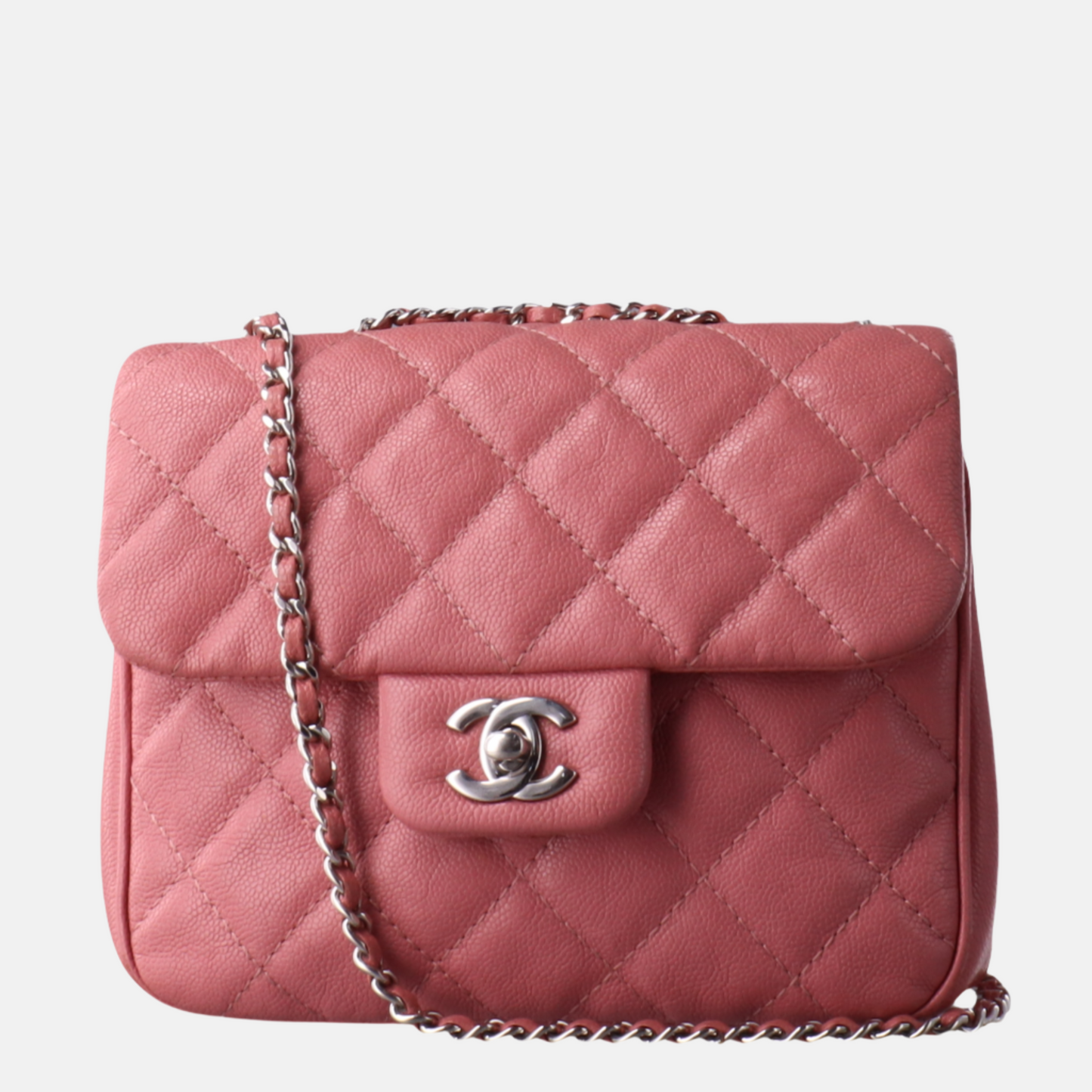 Chanel Small Urban Companion Flap Bag in Mauve Pink Caviar Leather, 2018-2019