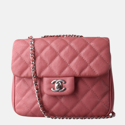 Chanel Small Urban Companion Flap Bag in Mauve Pink Caviar Leather, 2018-2019
