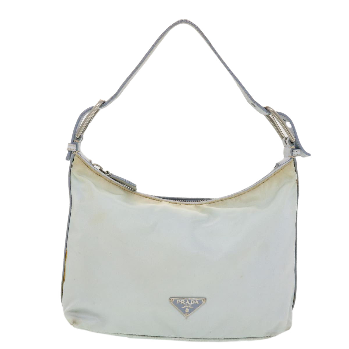 Prada Shoulder Bag Nylon Light Blue  44149