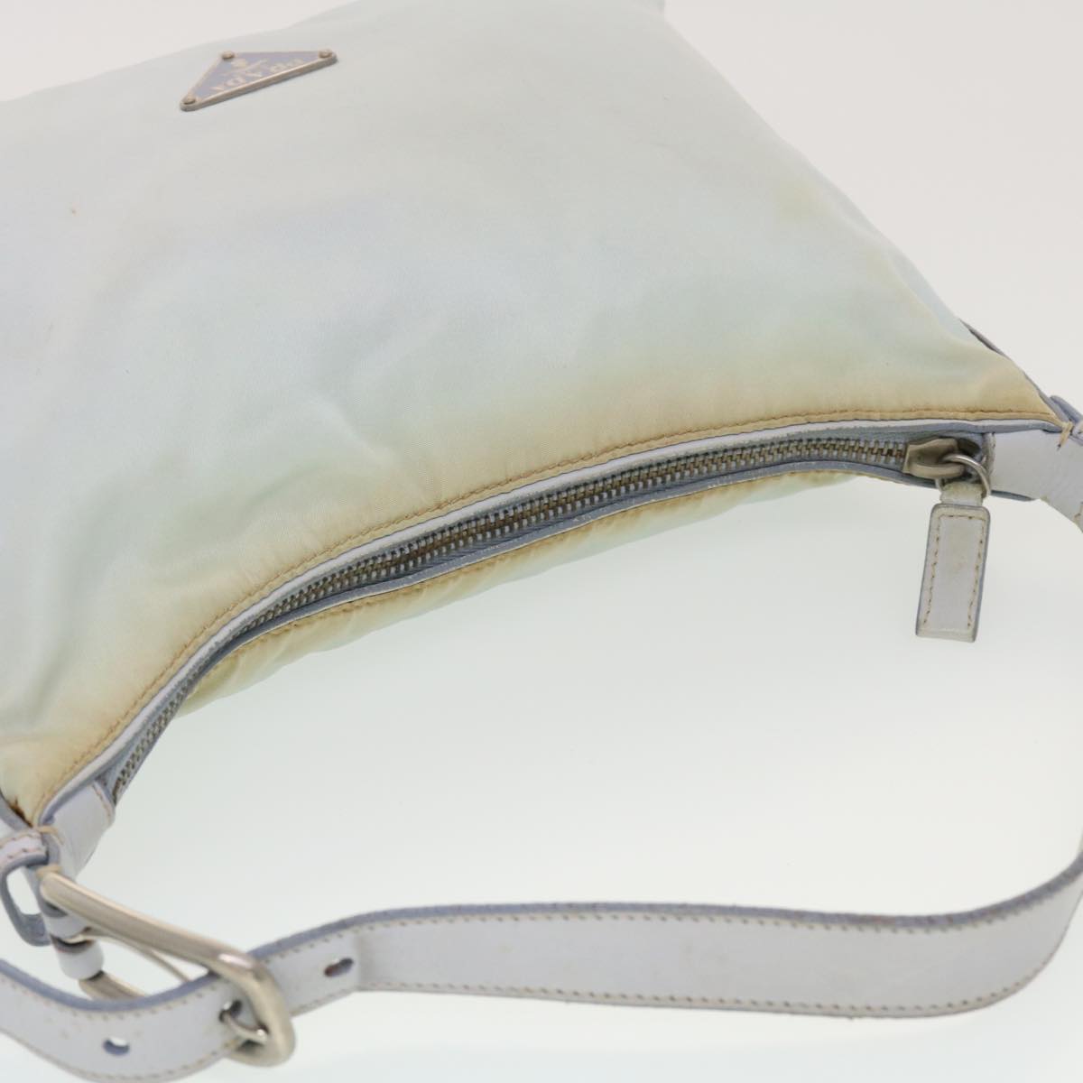 Prada Shoulder Bag Nylon Light Blue  44149