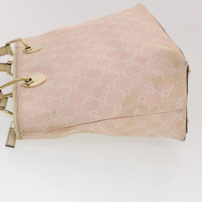 GUCCI GG Canvas Tote Bag Pink 139552  44265