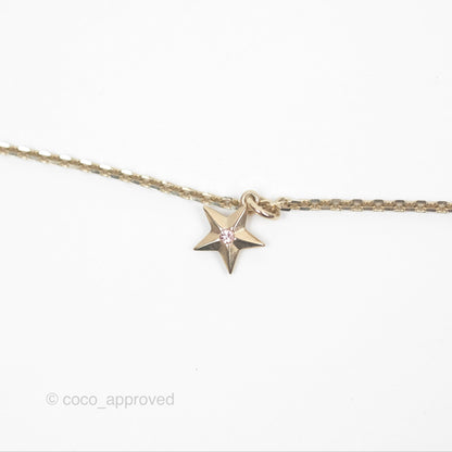 Christian Dior Double Necklace Bee Star Clover Crystals Pearls Gold Tone