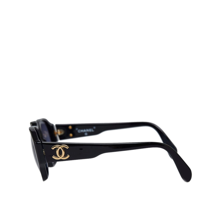 Chanel Vintage Cocomark Boston Gold  un Glasses 0006 Black   Chanel