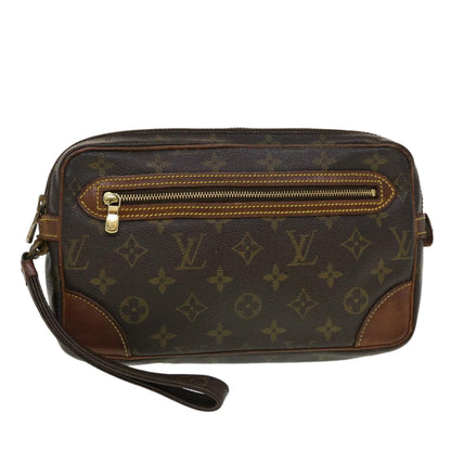 LOUIS VUITTON Monogram Marly Dragonne GM Clutch Bag M51825 LV  44312