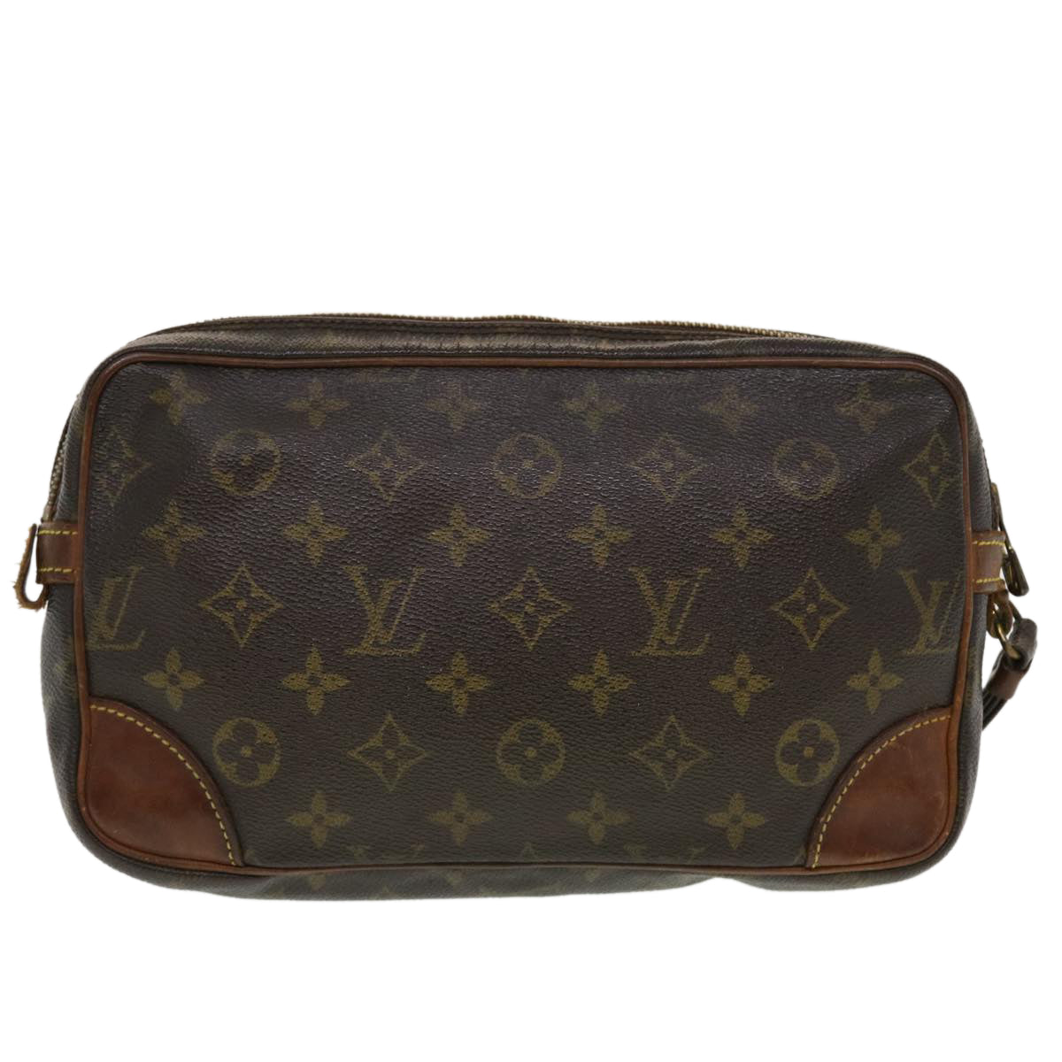 LOUIS VUITTON Monogram Marly Dragonne GM Clutch Bag M51825 LV  44312