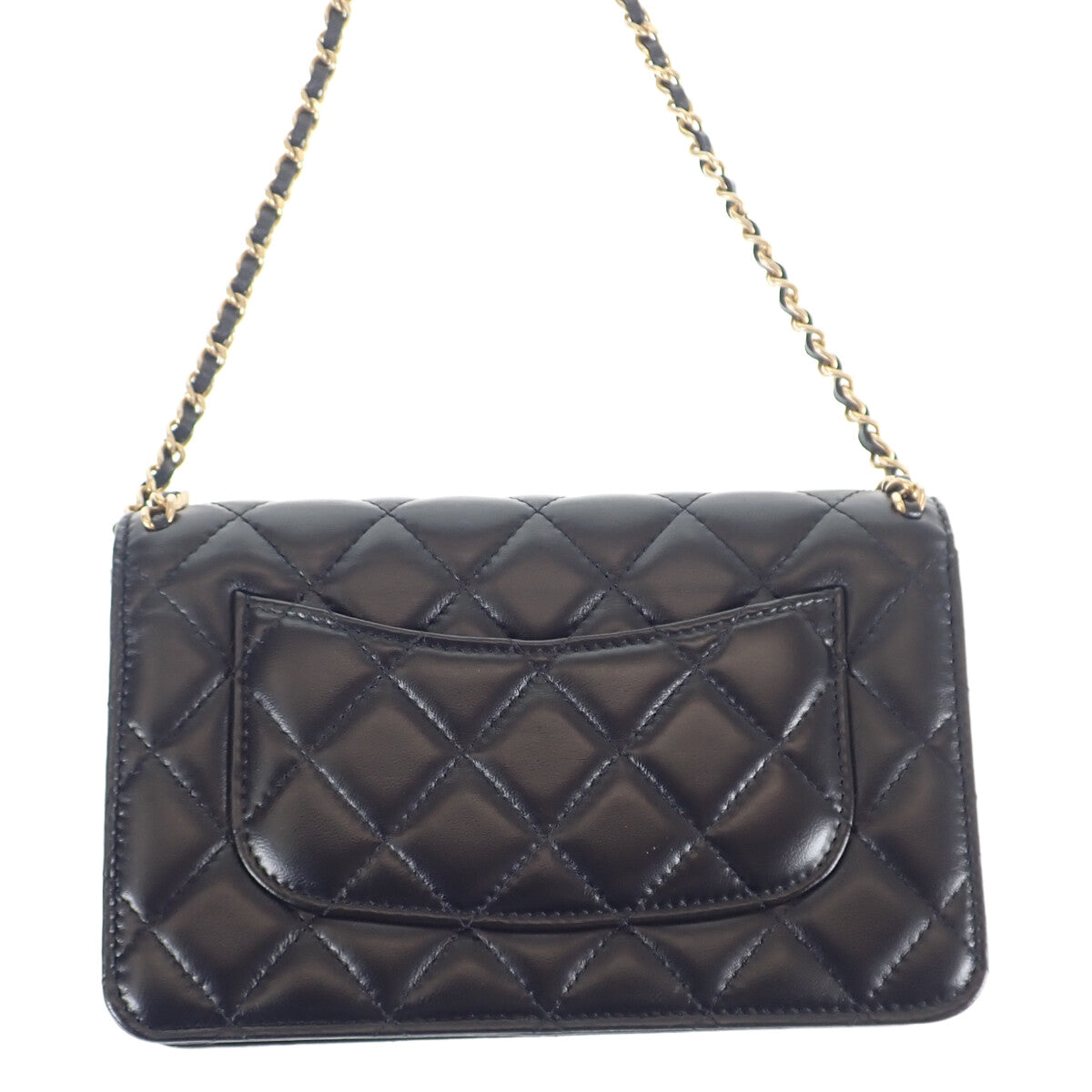 Chanel CC Quilted Chain Around Wallet On Chain  Leather Other AP0674 in Excellent condition