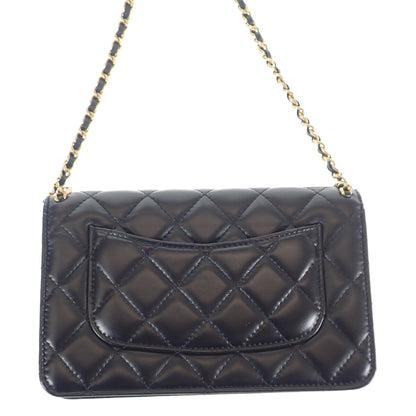 Chanel CC Quilted Chain Around Wallet On Chain  Leather Other AP0674 in Excellent condition