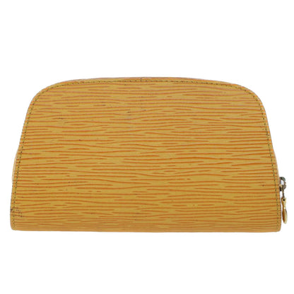 LOUIS VUITTON Epi Dauphine PM Pouch Yellow M48449 LV  44415