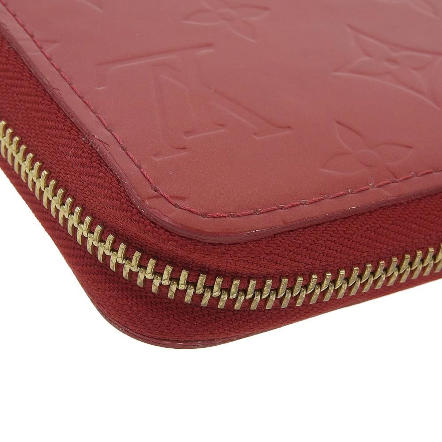 Louis Vuitton Red Patent leather Portefeuille zippy wallet accessories