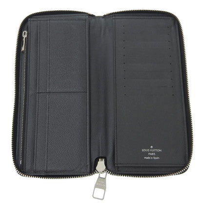 Louis Vuitton Black Leather Zippy Wallet Vertical wallet accessories