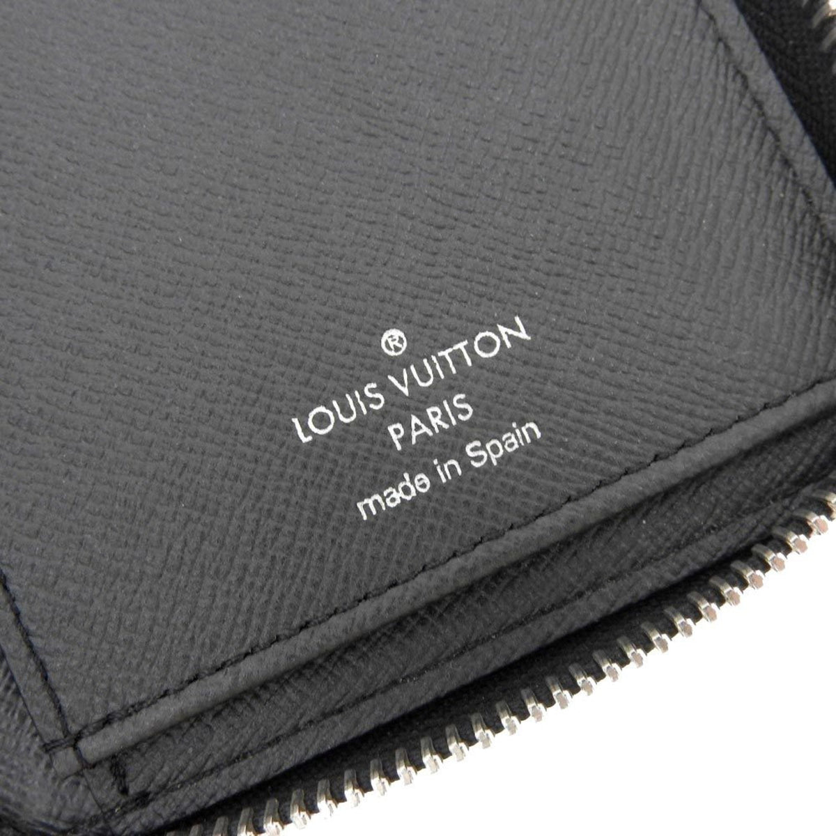 Louis Vuitton Black Leather Zippy Wallet Vertical wallet accessories