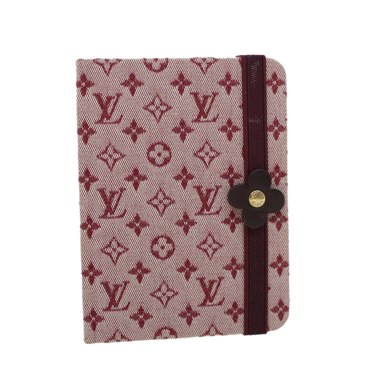LOUIS VUITTON Monogram Mini Carnet MM Note Cover Red Cherry R20835 LV  44488