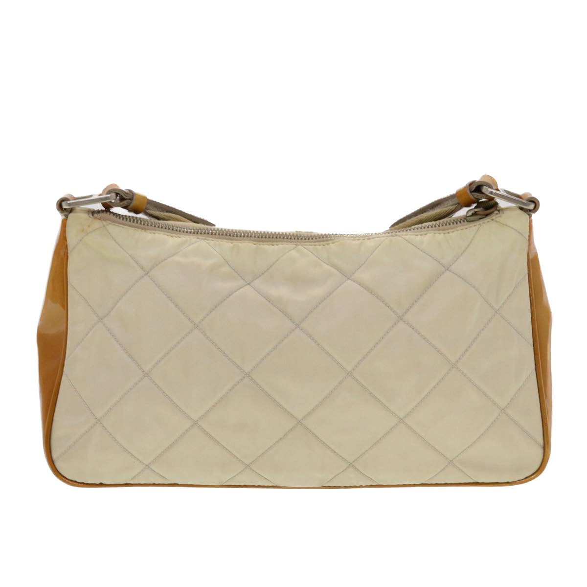 Prada Shoulder Bag Nylon Beige  44521