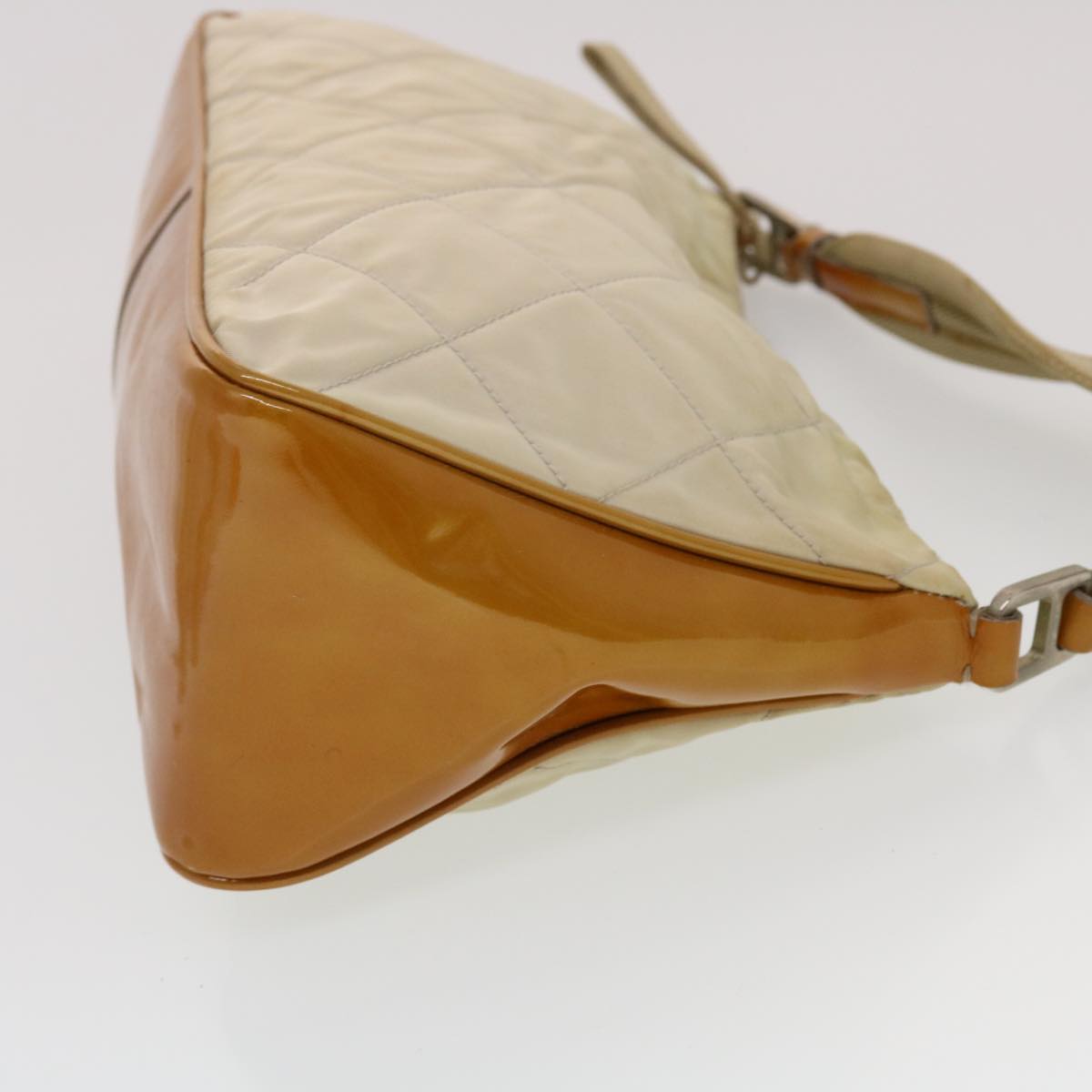 Prada Shoulder Bag Nylon Beige  44521