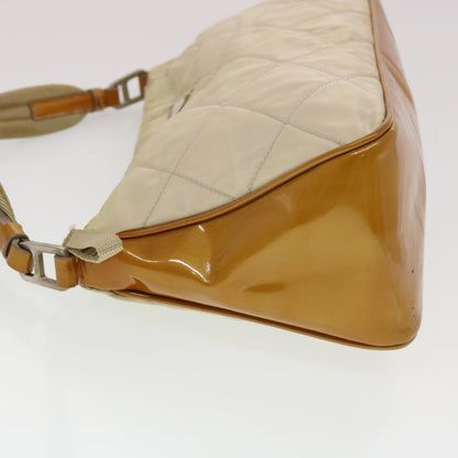 Prada Shoulder Bag Nylon Beige  44521